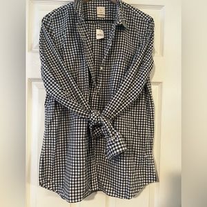 Gap button up boyfriend shirt Sz L